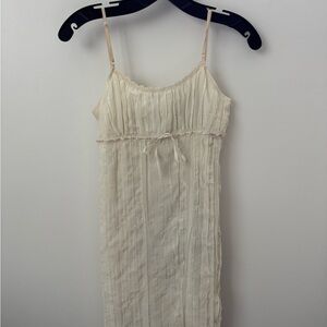 San Joy Cream Baby Doll Vintage Dress